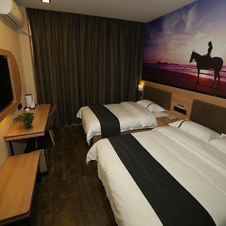 Thank Inn Chain Hotel Shanxi Xinzhou Xinfu District Xuefu East Street Heping Square Exterior photo
