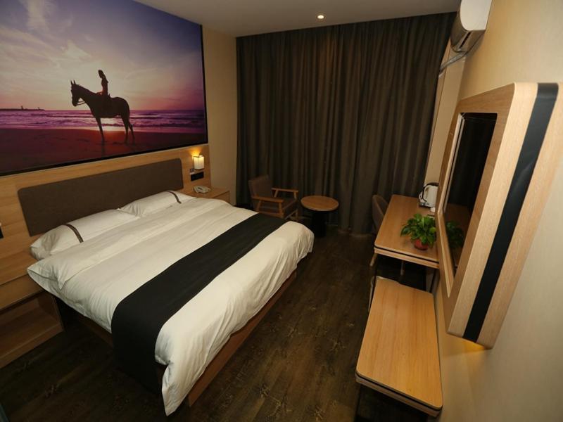 Thank Inn Chain Hotel Shanxi Xinzhou Xinfu District Xuefu East Street Heping Square Exterior photo